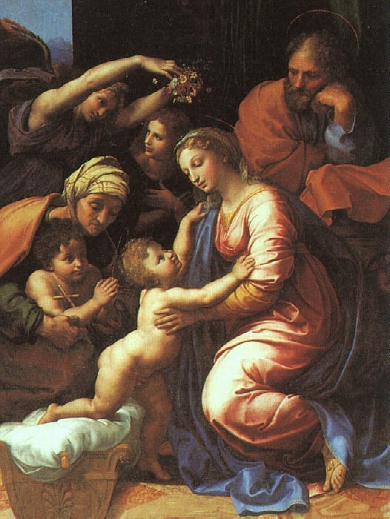 The Holy Family, 1518, canvas, Muse du Louvre at Paris.