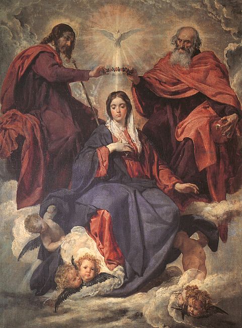 La Coronacin de la Virgen, Madrid, Museo del Prado