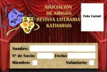 Carnet de La Asociación cultural de Amigos de La Revista Literaria Katharsis