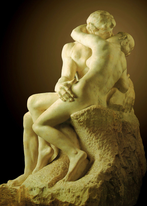 El beso, 1886, de  Auguste Rodin escultor francés, 1840-1917