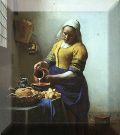 The Milkmaid, 1658-60, Rijksmuseum at Amsterdam