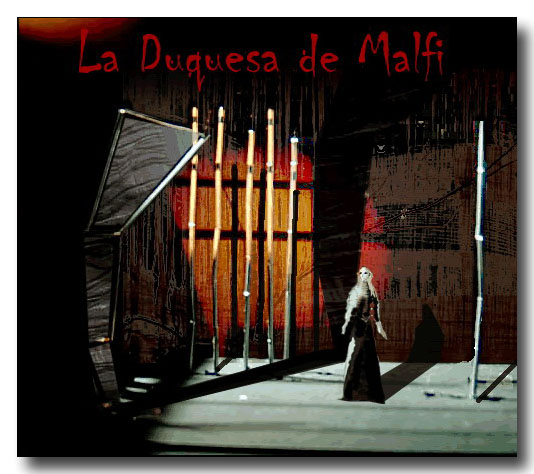 Escenario para la puesta en escena de La Duquesa de Malfi de John Webster, en la versión de Vanessa Martínez, que se  estrenará el próximo verano y cuyo estreno,  tendrá lugar en Toledo.