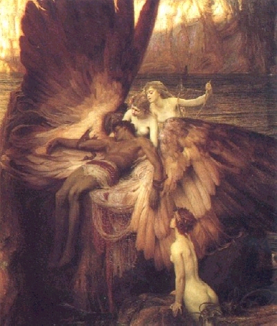 The Lament to Icarus, Herbert James Draper (1898)
