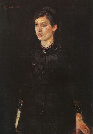 Edvard Munch, Sister Inger, 1884, oil on canvas, National Gallery, Oslo.