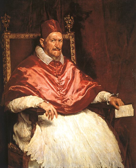El Papa Inocencio X, 1649, Roma, Galleria Doria-Pamphili