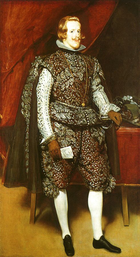 Felipe IV vestido de castao y plata, Londres, National Gallery