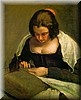 Mujer cosiendo, La costurera, Washington, National Gallery of Art